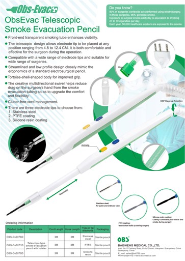 OBS-Evac smoke pencil