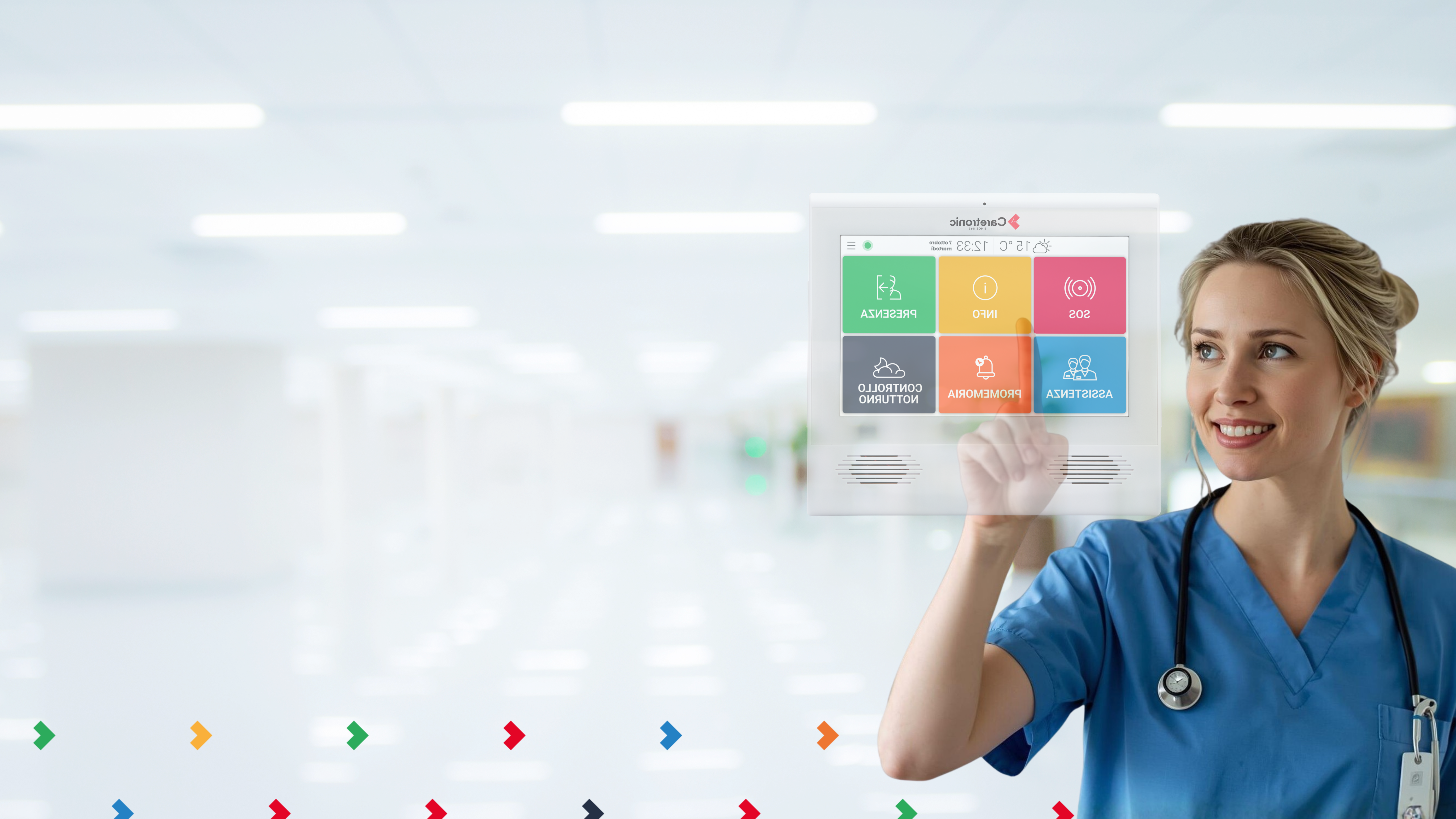 Caretronic - Sistema di chiamata infermiera multi-modulare di nuova generazione