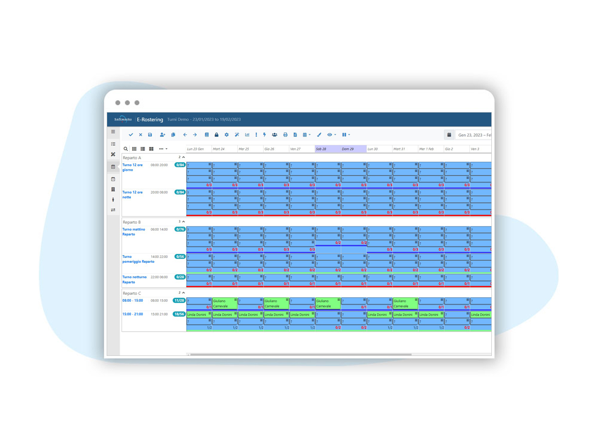 eRostering - Turni automatici