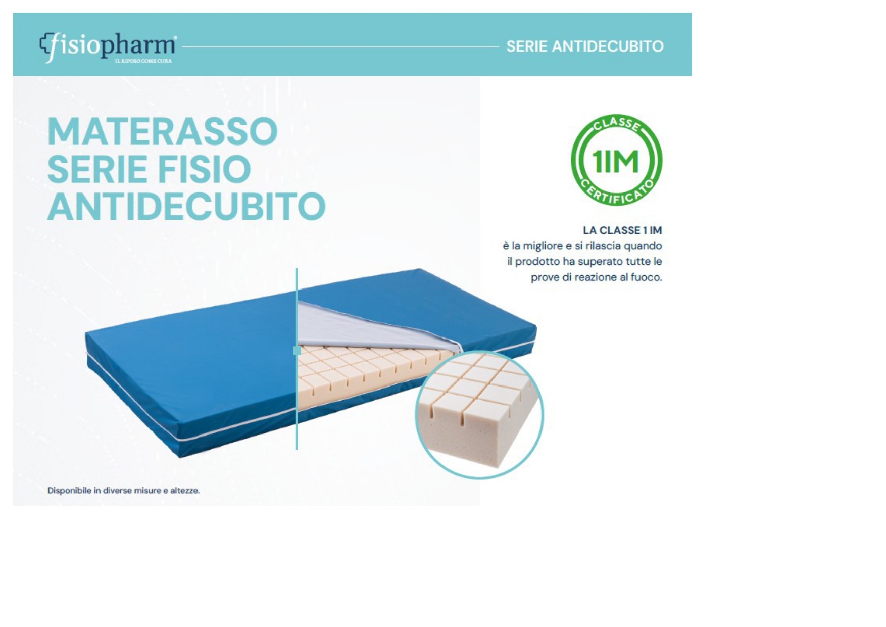 MATERASSO SERIE FISIO ANTIDECUBITO