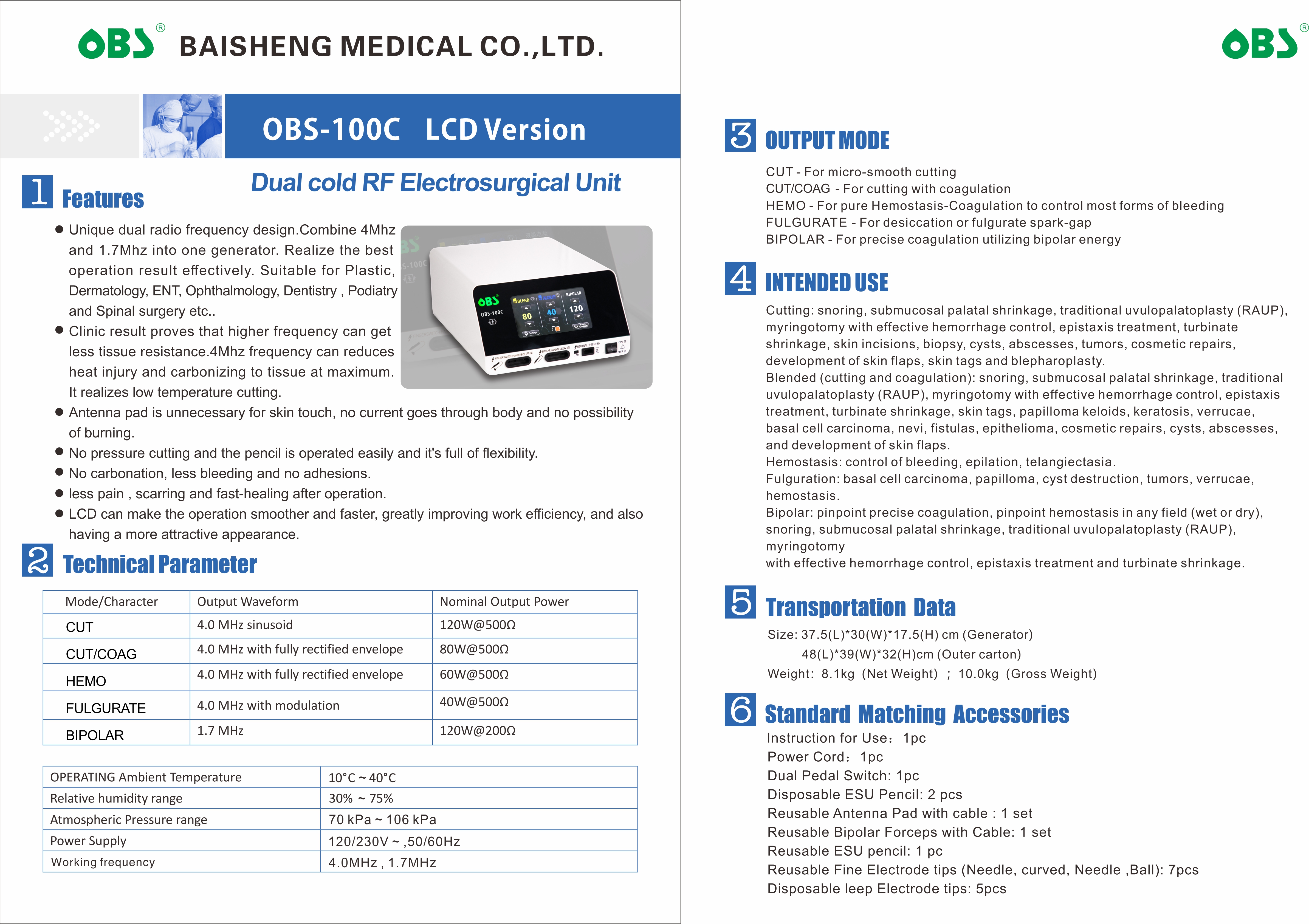 Electrosurgical Generator